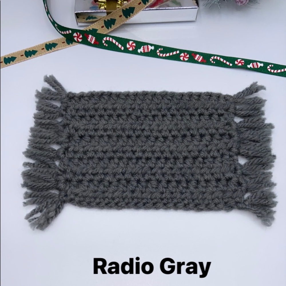 Hand-Knitted cozybeanz Beverage Coaster